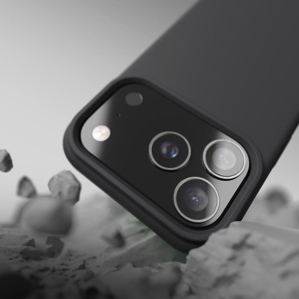 Etteri MagSafe-silikonetui i svart til iPhone 17–18 Pro – Silikonetui – Mykt etui