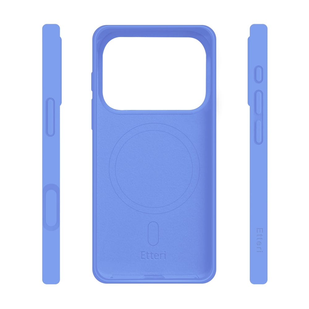 Etteri silikon-MagSafe-etui til iPhone 17/18 Pro – Blå / Mag-etui / Silikonetui
