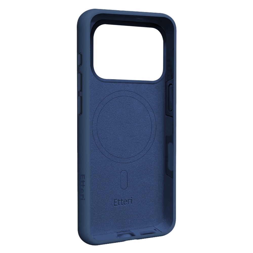 Etteri silikon-MagSafe-etui til iPhone 17/18 Pro Max – Mørkeblå / Mag-etui / Silikonetui