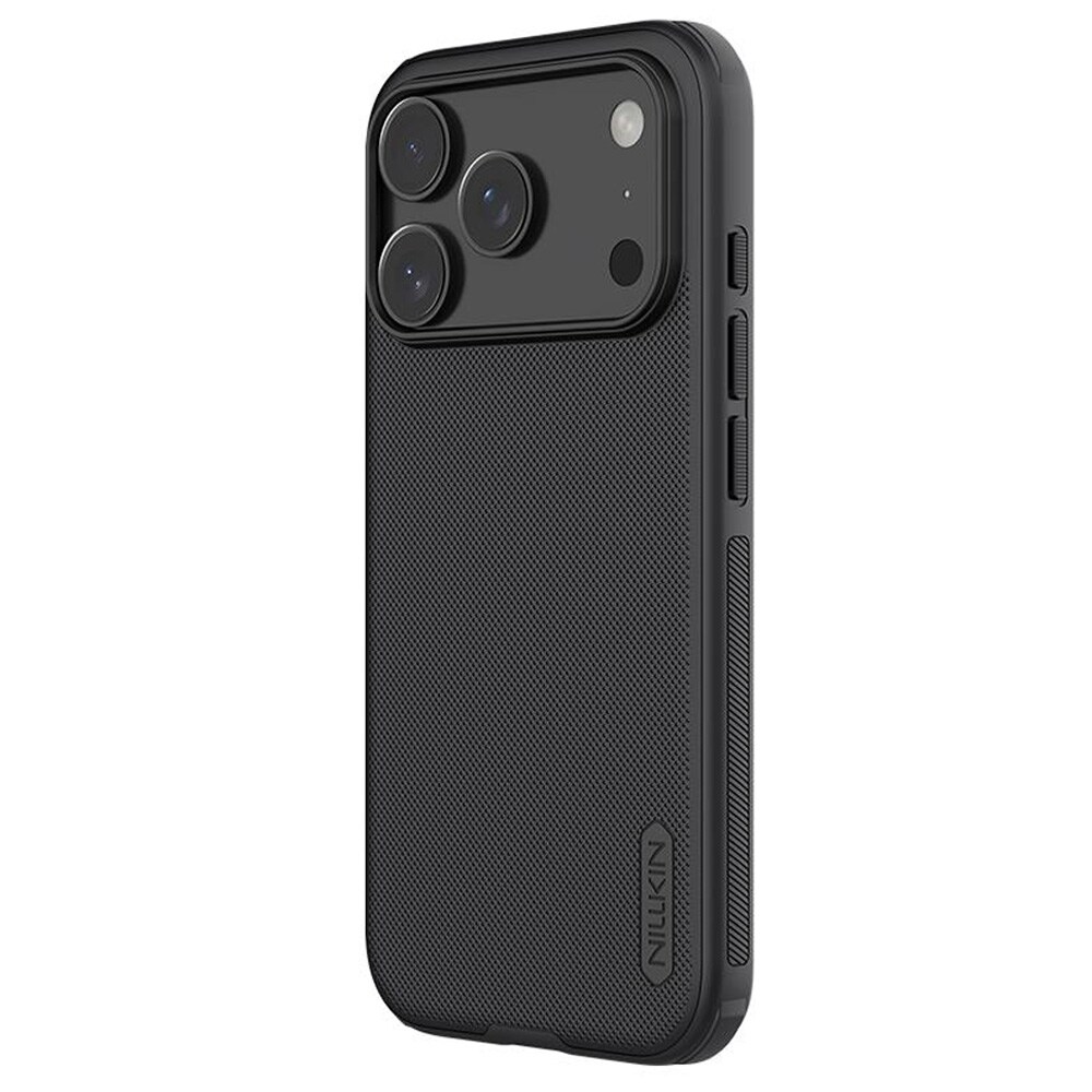 Nillkin Super Frosted Pro-deksel i svart til iPhone 17–18 Pro / Mobildeksel / Etui