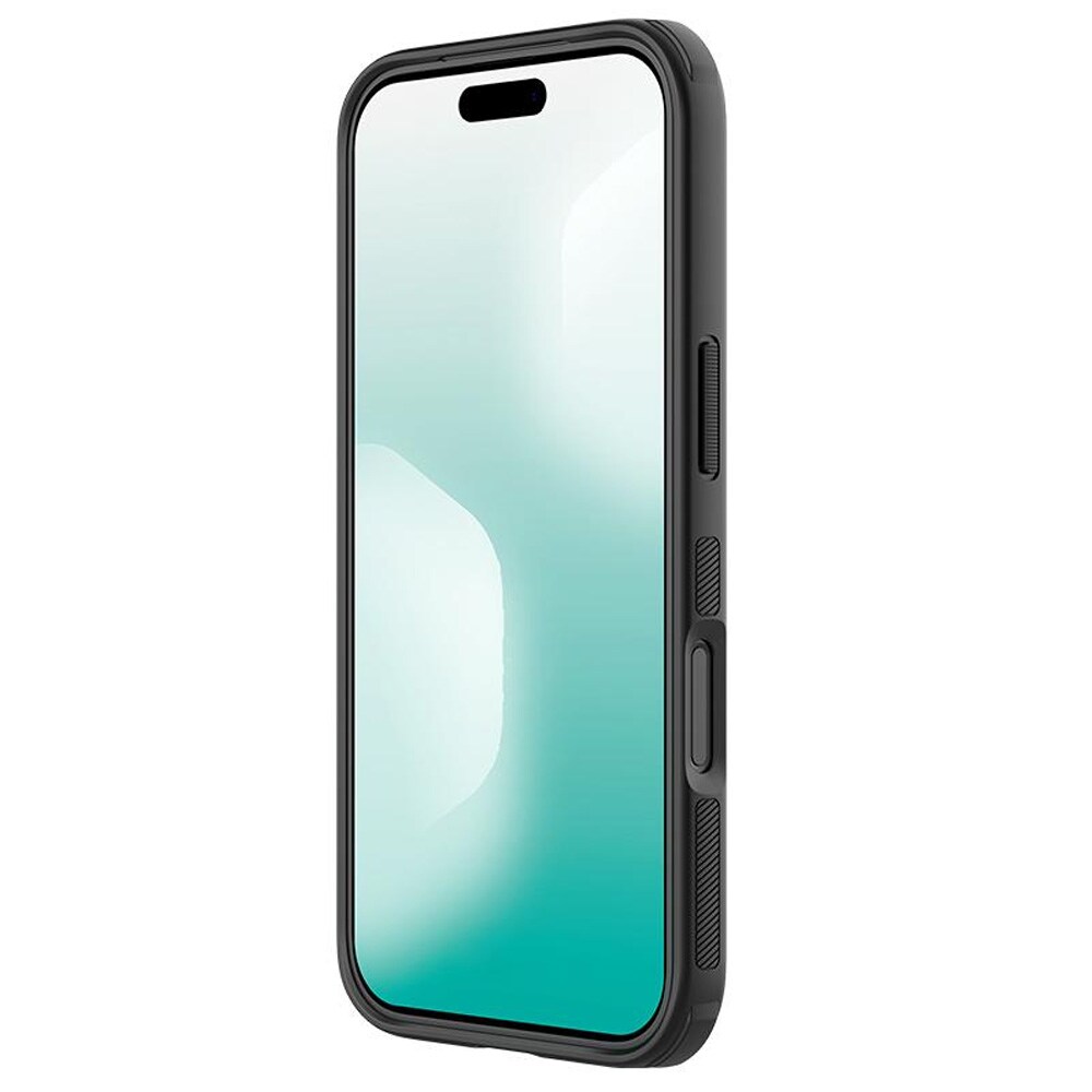 Nillkin Super Frosted Pro-deksel i svart til iPhone 17–18 Pro / Mobildeksel / Etui