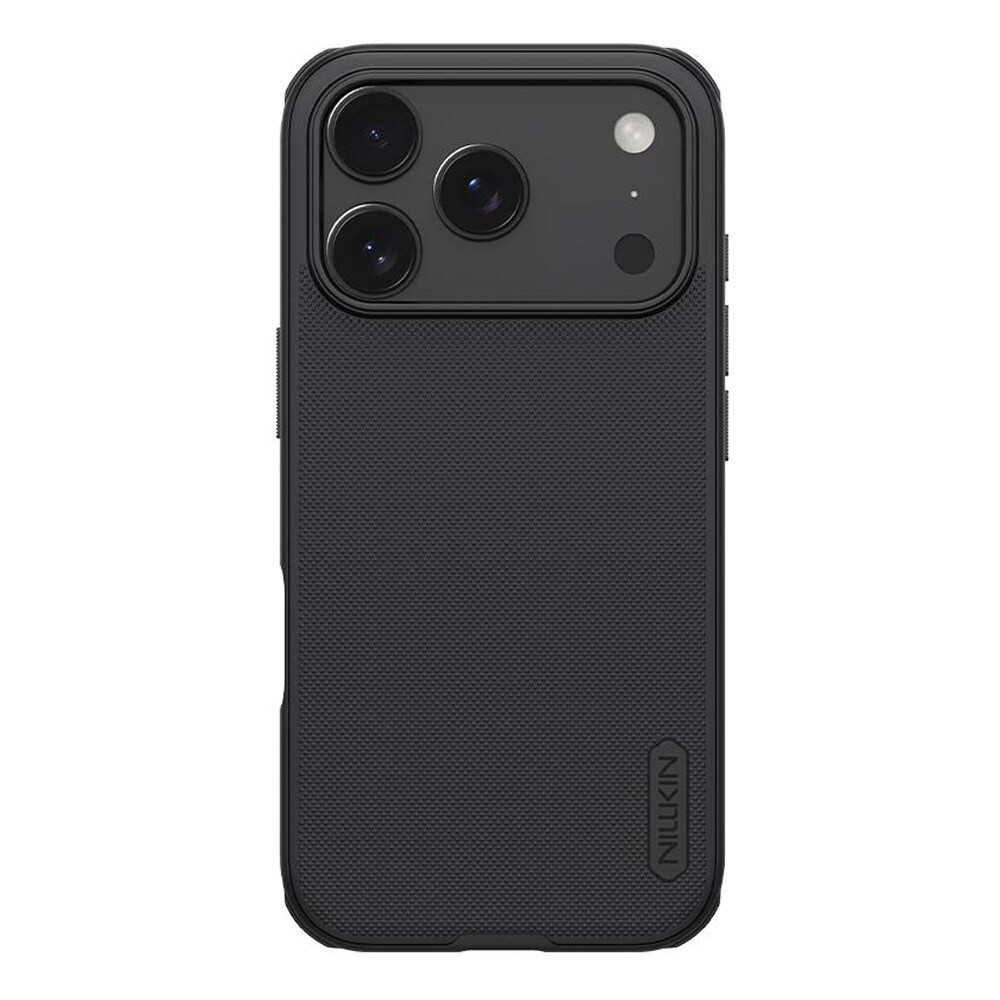 Nillkin Super Frosted Pro-deksel i svart til iPhone 17–18 Pro / Mobildeksel / Etui
