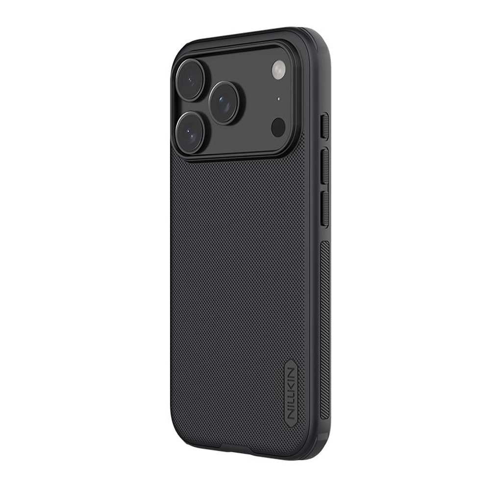 Nillkin Super Frosted Pro-deksel i svart til iPhone 17/18 Pro Max / Mobildeksel / Etui