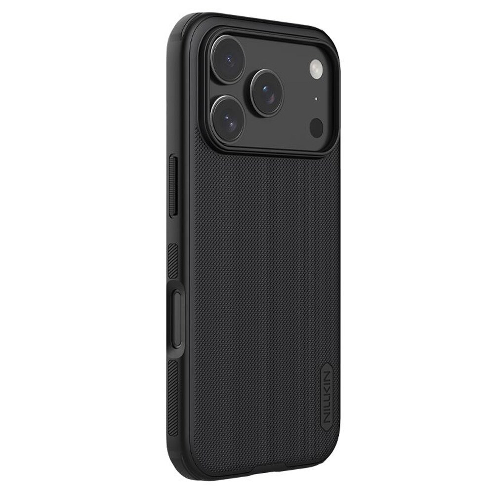Nillkin Super Frosted Pro-deksel i svart til iPhone 17/18 Pro Max / Mobildeksel / Etui