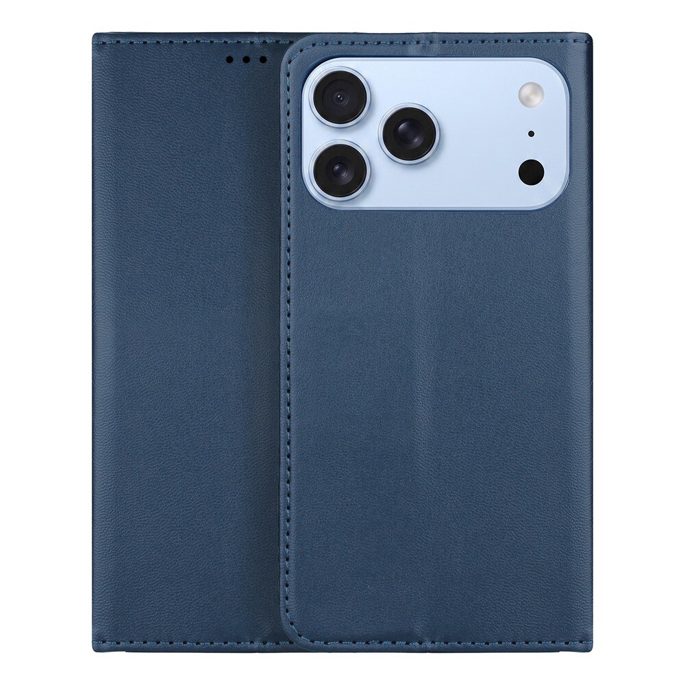 Flip-etui med stativ til iPhone 17 Pro / 18 Pro – Blå / Lommebok-etui / Mobiletui