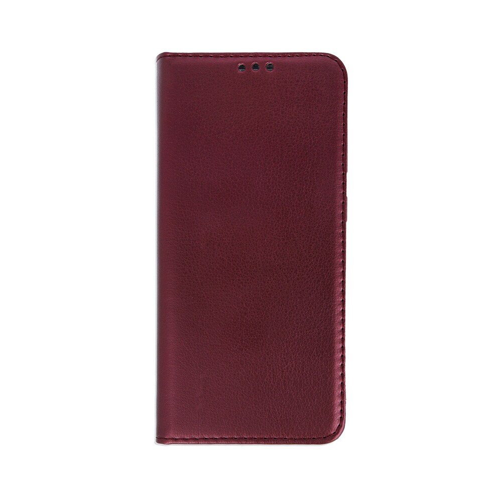 Flip-etui med stativ for iPhone 17–18 Pro Max – Vinrød – Lommebok-etui – Mobiletui