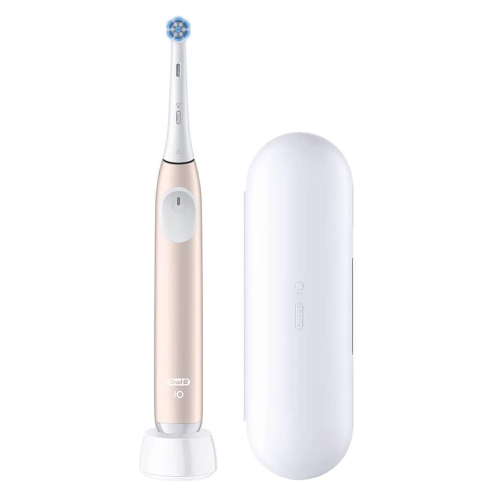 Oral-B iO Series 2 + reiseetui / Elektrisk tannbørste Calm Pink / Magnetisk tannbørste