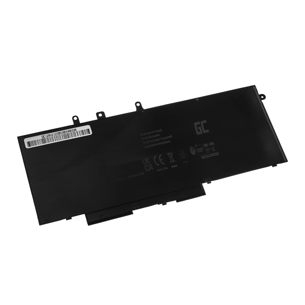Green Cell bærbarbatteri 6200 mAh 7,6 V til Dell Latitude 5280, 5290, 5480 / Bærbarbatteri / Batteripakke