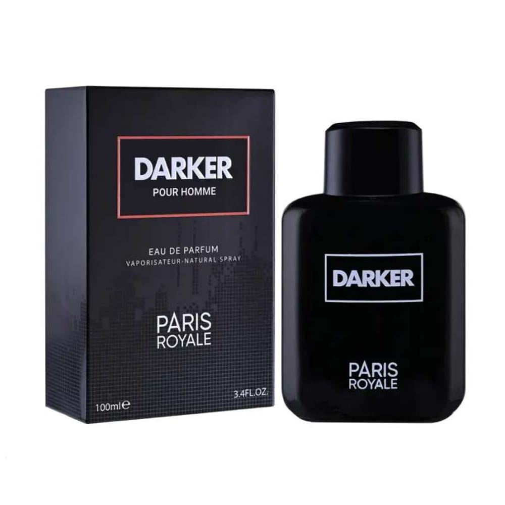Paris Royale Darker EDP 100 ml / Aromatisk herreparfyme med treaktige noter / Mørk og frisk duft