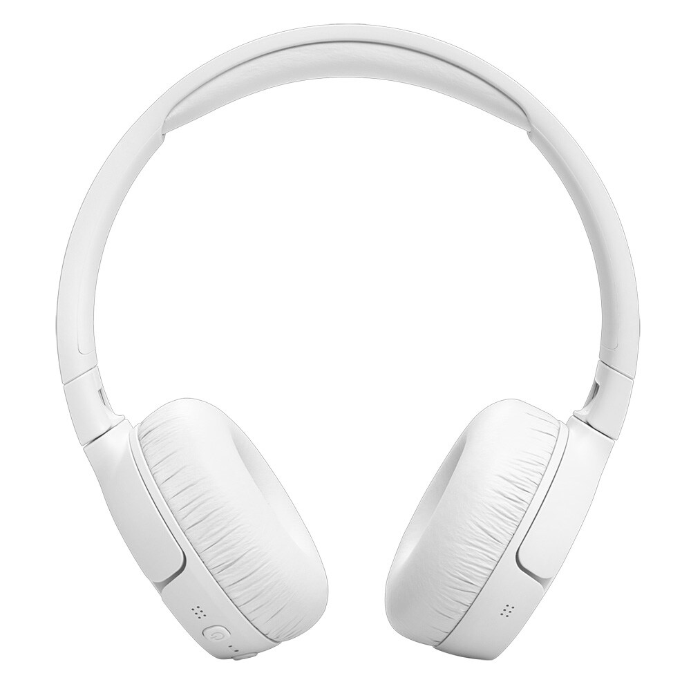 JBL Tune 670NC trådløse hodetelefoner / on-ear med adaptiv ANC og Bluetooth 5.3 – Hvit