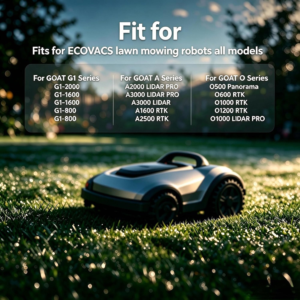 Kniver til Ecovacs GOAT robotgressklipper / 30 gressklipperkniver med skruer