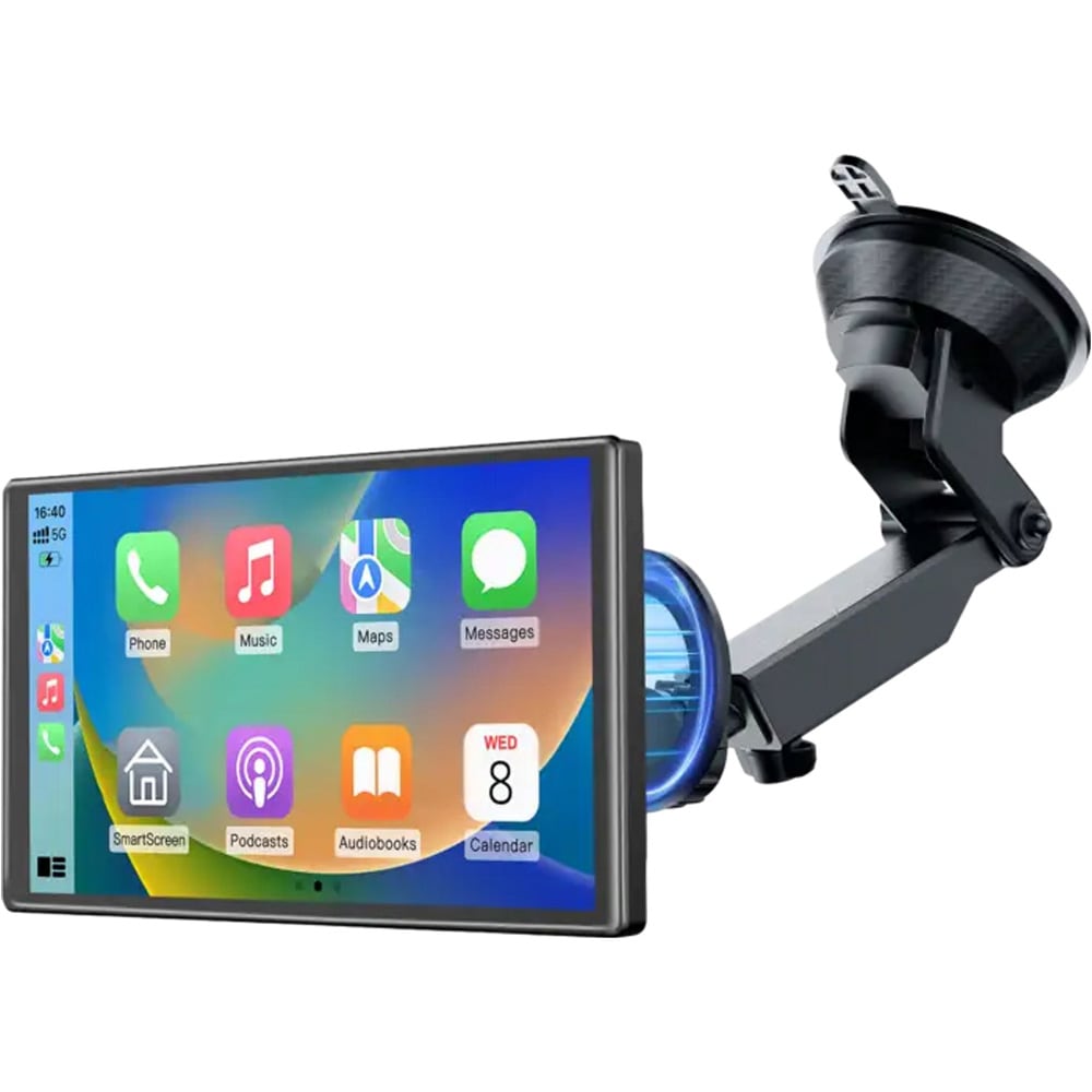 AutoSky APID-302 CarPlay-skjerm 7″ / trådløs Apple CarPlay og Android Auto med FM-sender