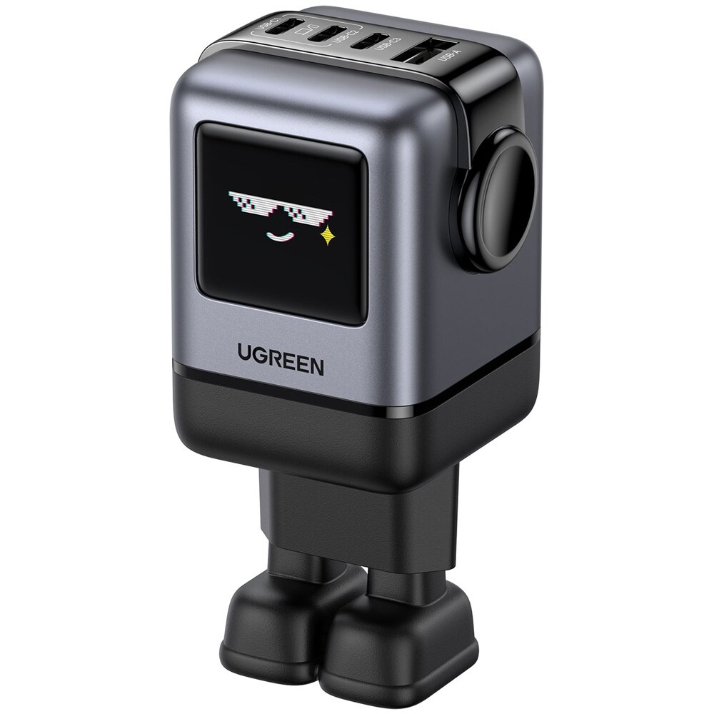Ugreen X688 Uno 100 W USB-lader med 5 A, 1xUSB, 3xUSB-C / USB-C-lader / 4-portslader