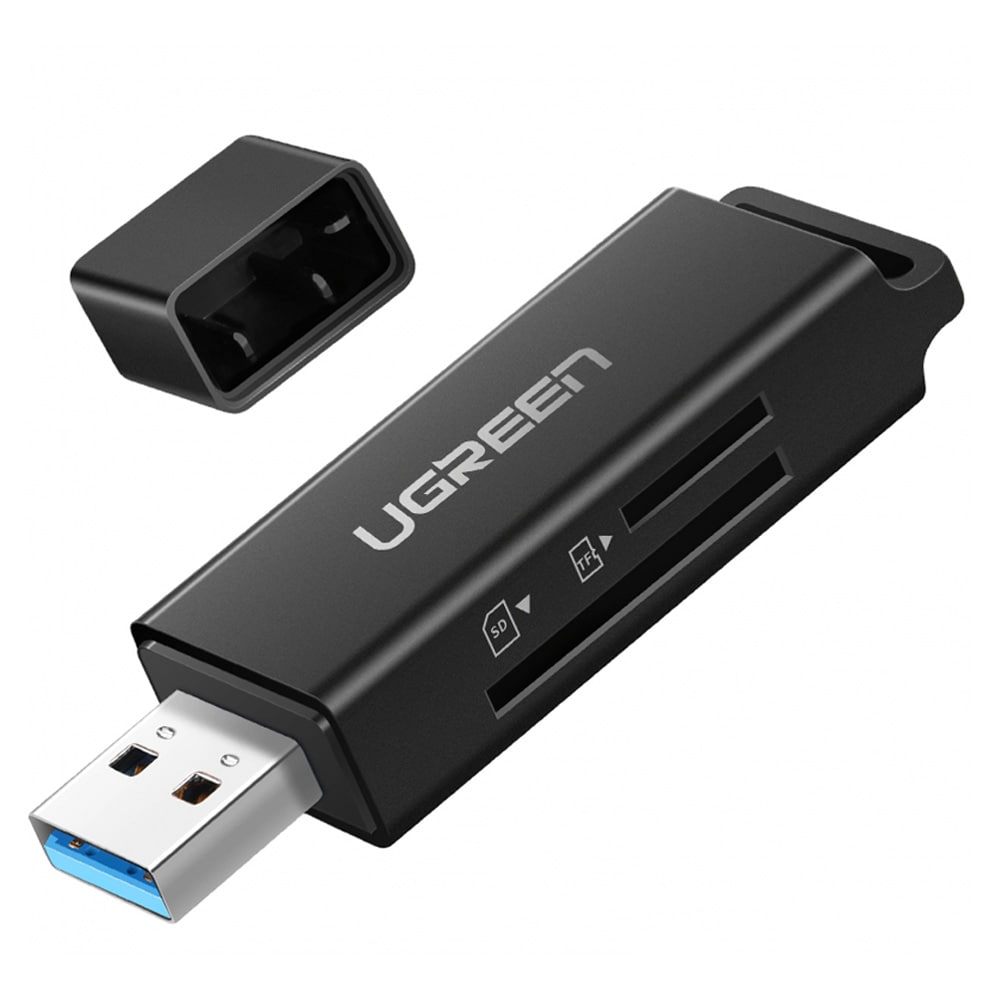 Ugreen CM104 USB 3.0 SD- og microSD-kortleser / USB-A-minnekortleser / SD-kortadapter