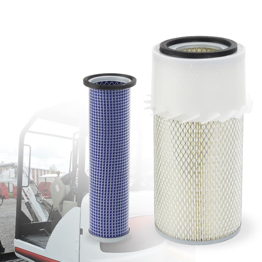 Luftfilter til Bobcat 753 / 763 / S175 / 641 / Motorluftfilter / Innvendig og utvendig filter