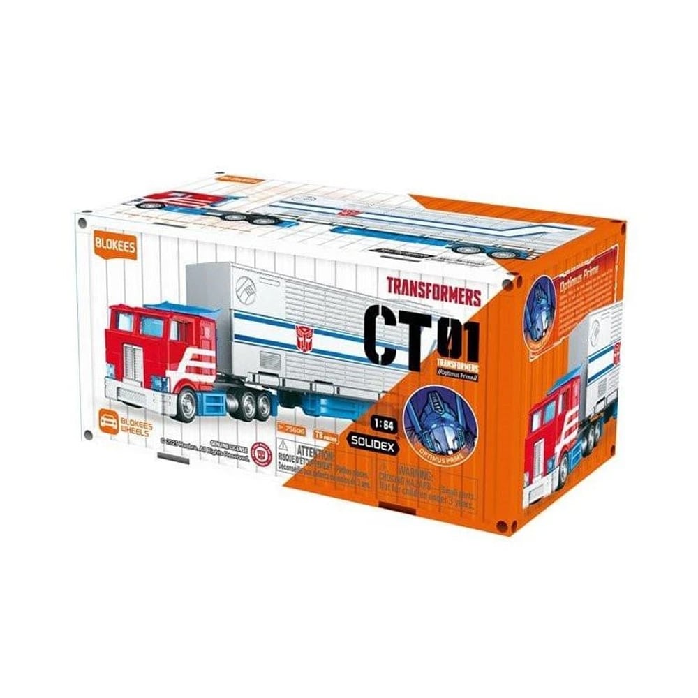Blokees Wheels Transformers AT01 Optimus Prime / Byggemodell 1:64 / Lastebil med kampplattform