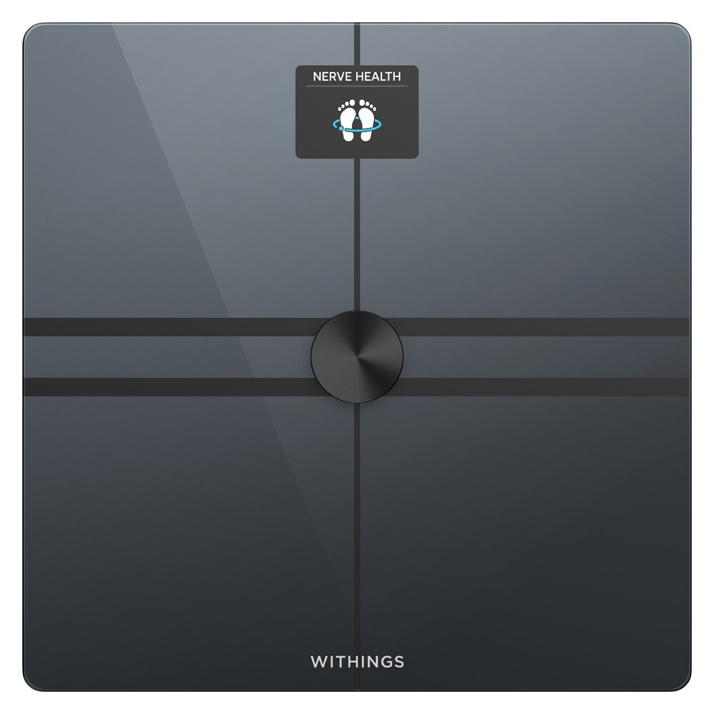 Withings Body Comp med Wi-Fi og kroppsanalyse / Smart personvekt / Vekt med kroppssammensetningsanalyse