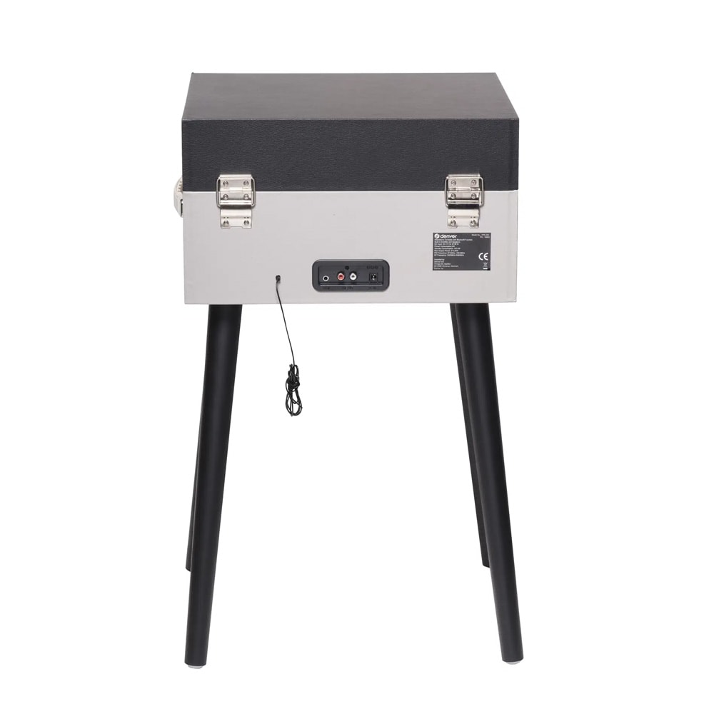 Denver VPR-250 vinylspiller med FM-radio, Bluetooth og MP3 / Platespiller / Retro vinylspiller