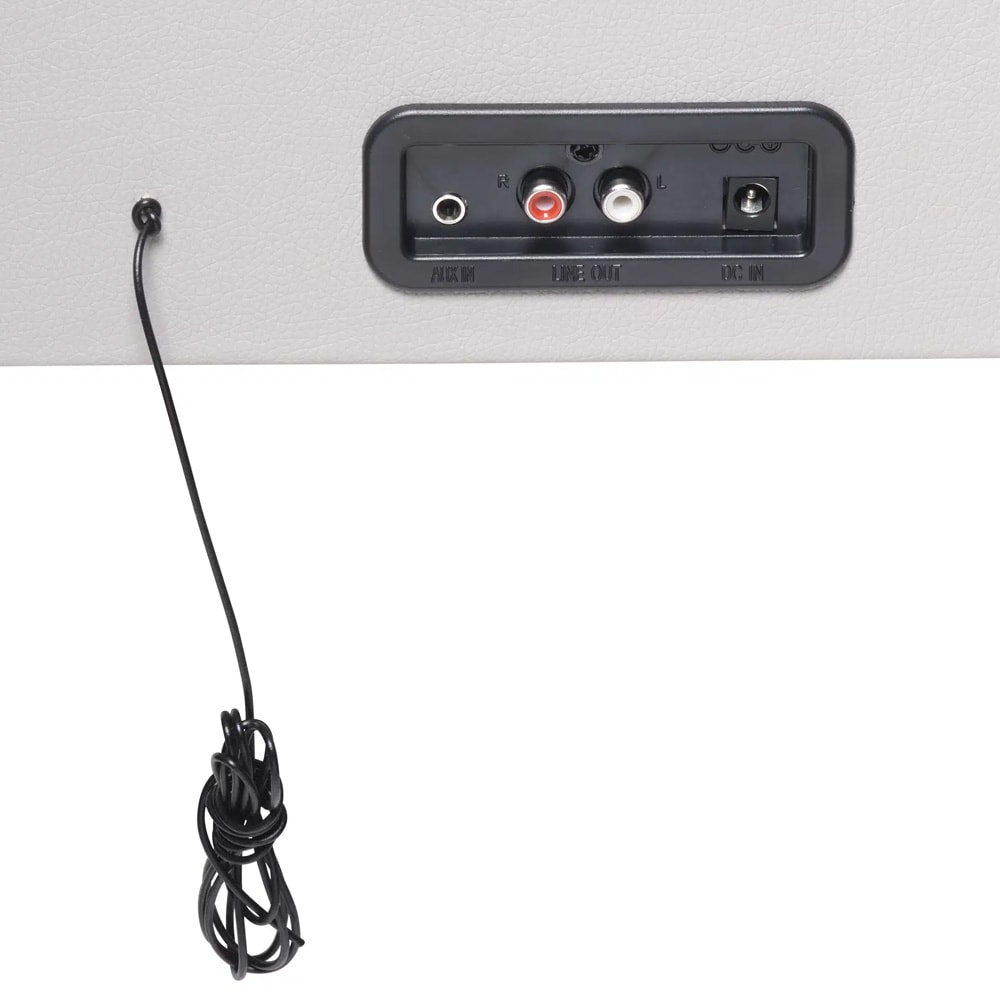 Denver VPR-250 vinylspiller med FM-radio, Bluetooth og MP3 / Platespiller / Retro vinylspiller