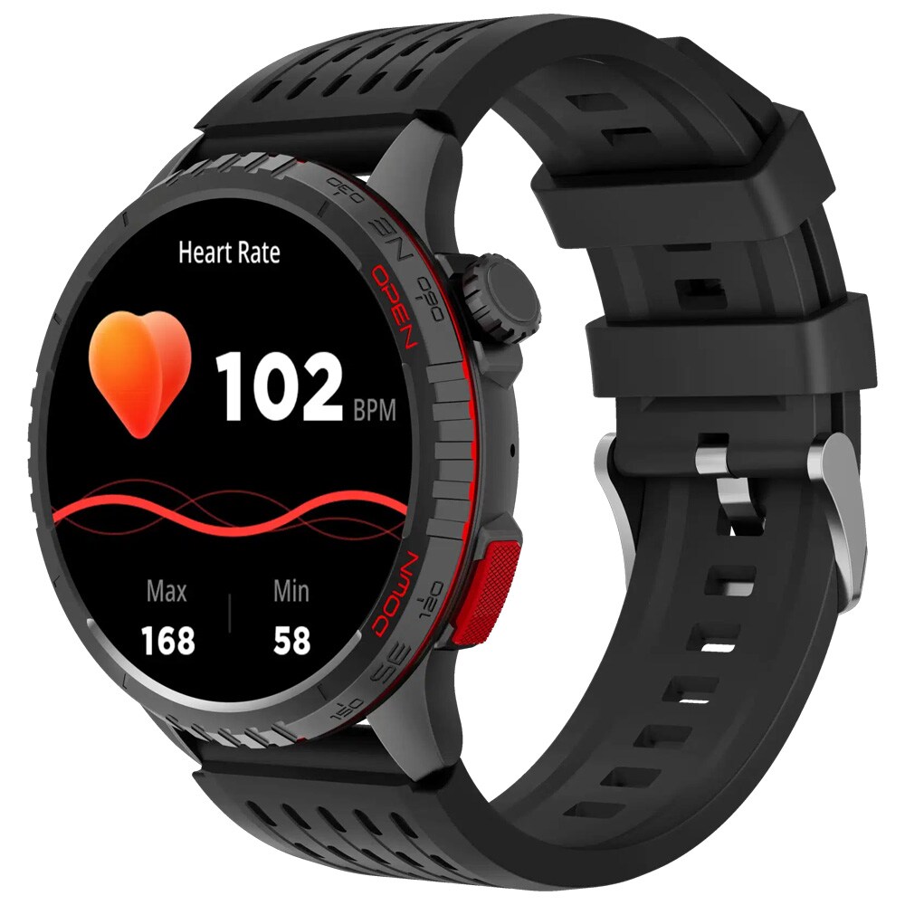 Denver SWG-345B smartklokke – Svart / GPS-klokke med berøringsskjerm / Smartklokke med AMOLED