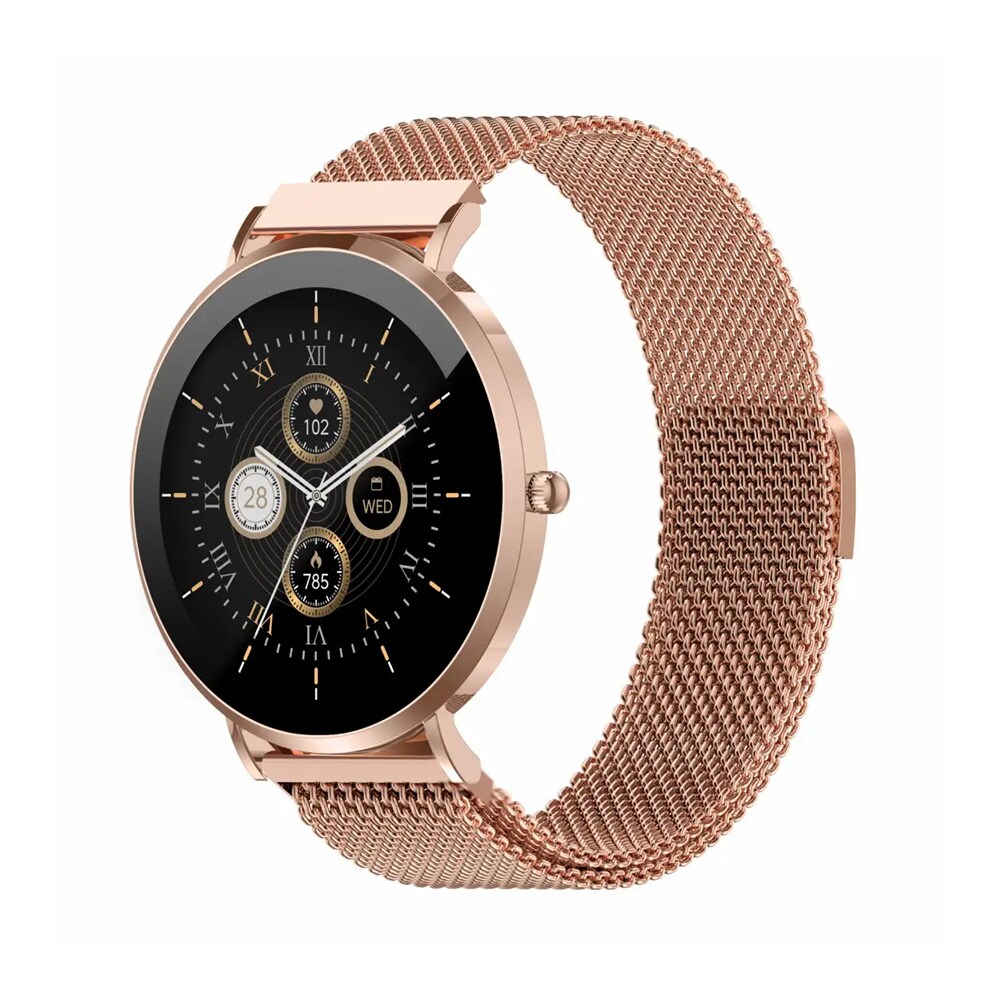 Denver SWC-394RG Smartwatch – Rosagull / Bluetooth-klokke / Smartklokke med samtalefunksjon