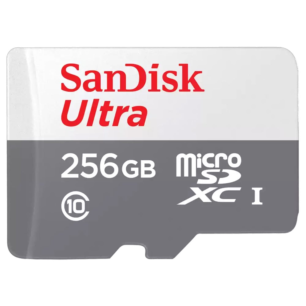 SanDisk Ultra microSD Class 10 256 GB / microSDXC-minnekort / Minnekort for Android