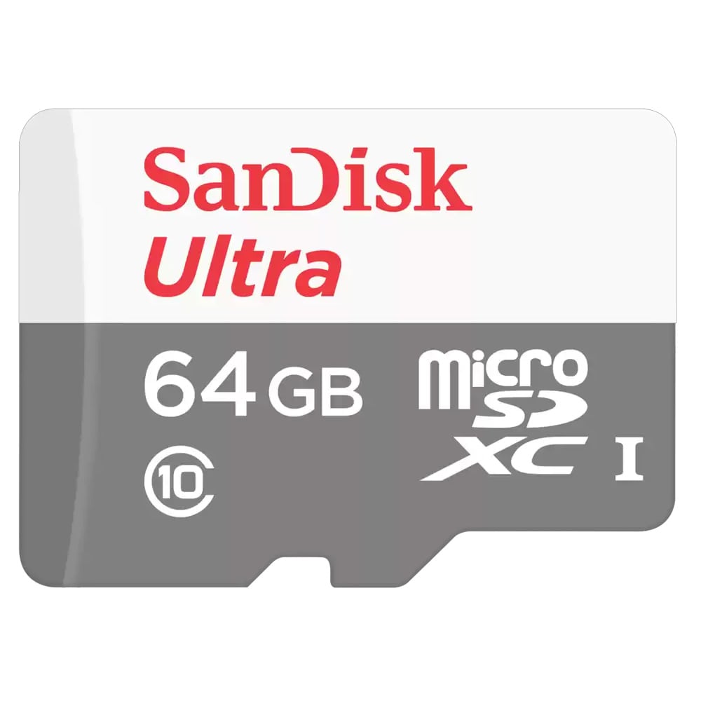 SanDisk Ultra microSD 64 GB / microSDXC-minnekort / Minnekort for Android og Full HD