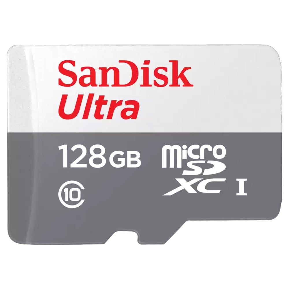 SanDisk Ultra microSD 128 GB / microSDXC-minnekort / Minnekort for Android og Full HD