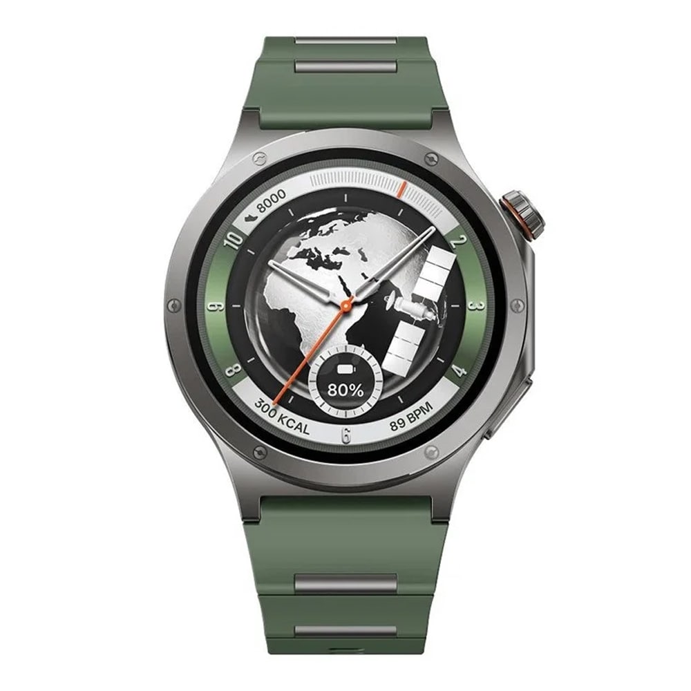 OnePlus Watch 4 5491100542 – Evergreen Titanium / Smartklokke / GPS-klokke med Wear OS