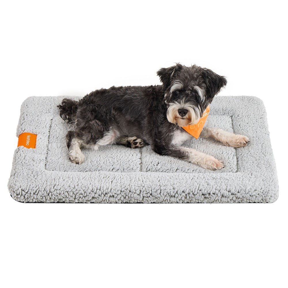 Selvoppvarmende teppe for hund og katt 75 x 50 cm – Lysgrå / Varmeteppe for kjæledyr / Hundematte