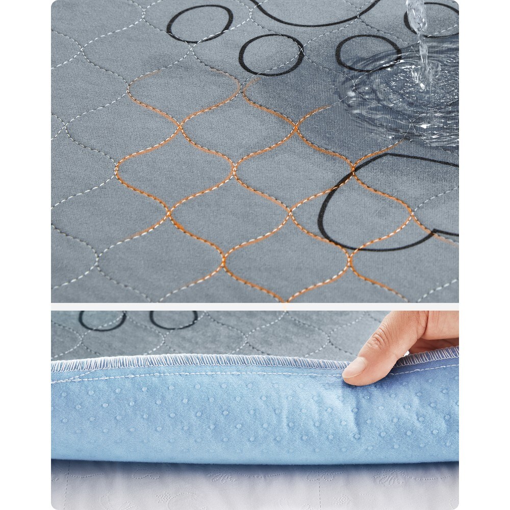 Vaskbare underlag for kjæledyr, 122 x 61 cm, 2-pakning – Grå / Valpematter / Tisseunderlag for hunder