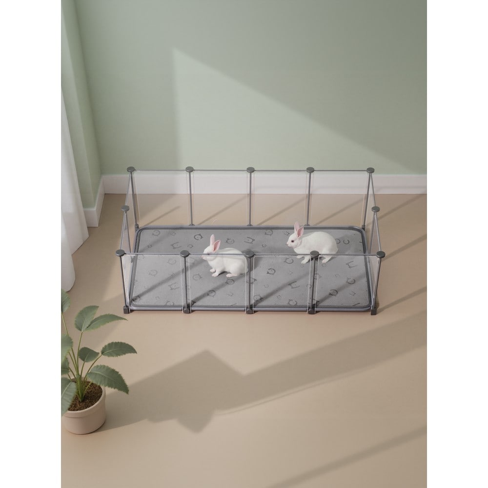 Vaskbare, vanntette underlag for kjæledyr, 122 x 61 cm, 2-pakning – Grå / Valpematter / Tissematter