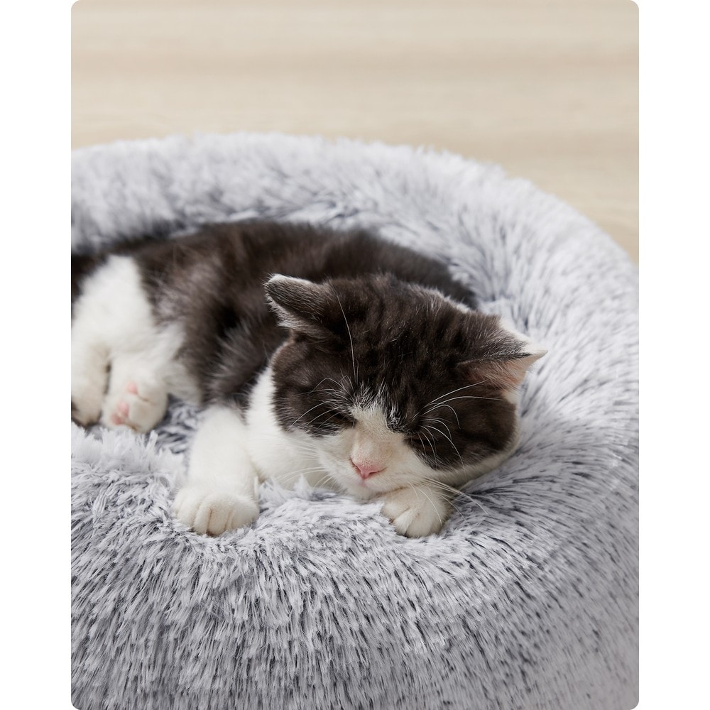 Rund hundeseng og katteseng 40 cm / Vaskbar dyreseng / Hundepute med uttakbar midtdel