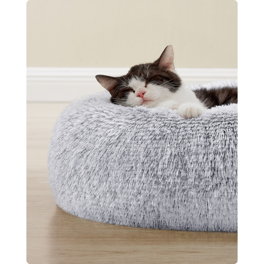 Rund hundeseng og katteseng 40 cm / Vaskbar dyreseng / Hundepute med uttakbar midtdel