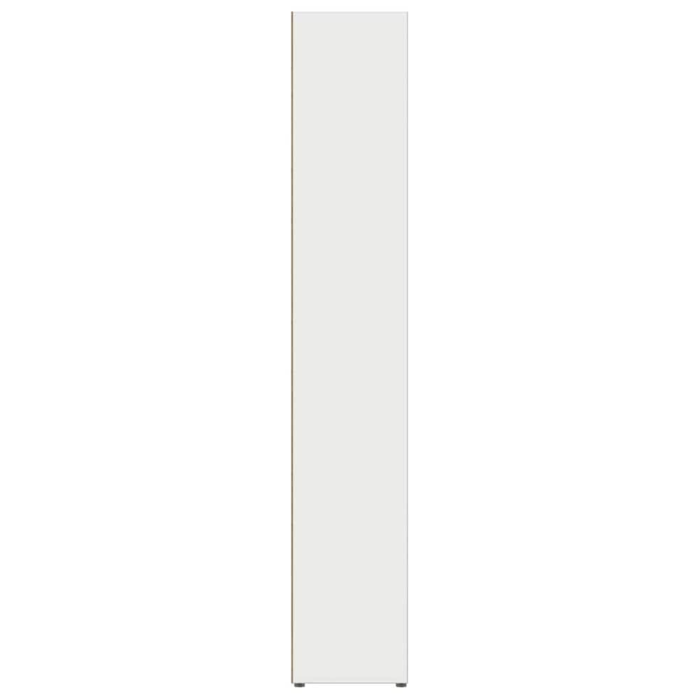 2 stk CD-hyller 21×16×93,5 cm / mediehyller for CD, DVD og Blu-ray – Hvit