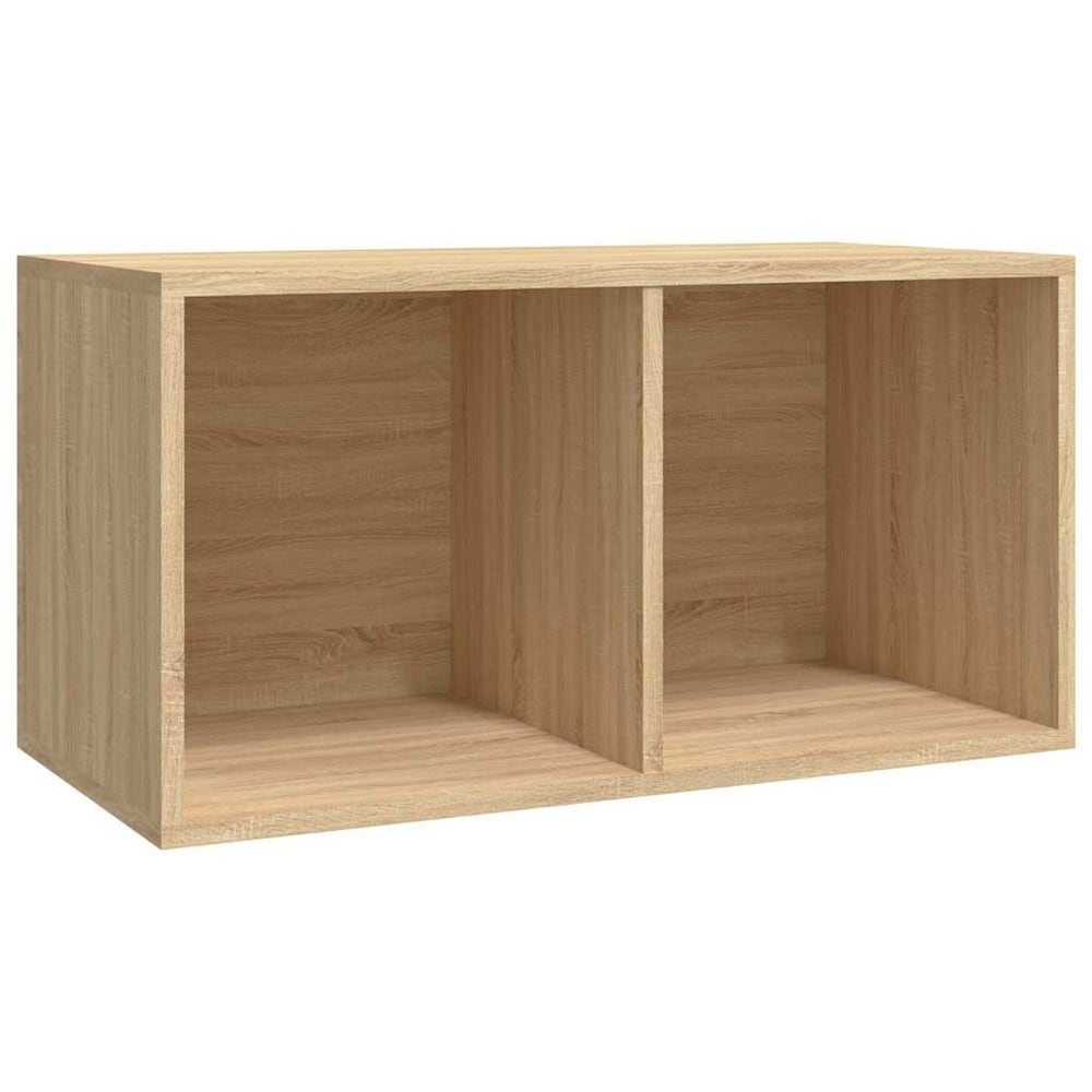 Oppbevaringsboks for LP-plater 71x34x36 cm – Sonoma-eik / Vinylhylle / Plateoppbevaring