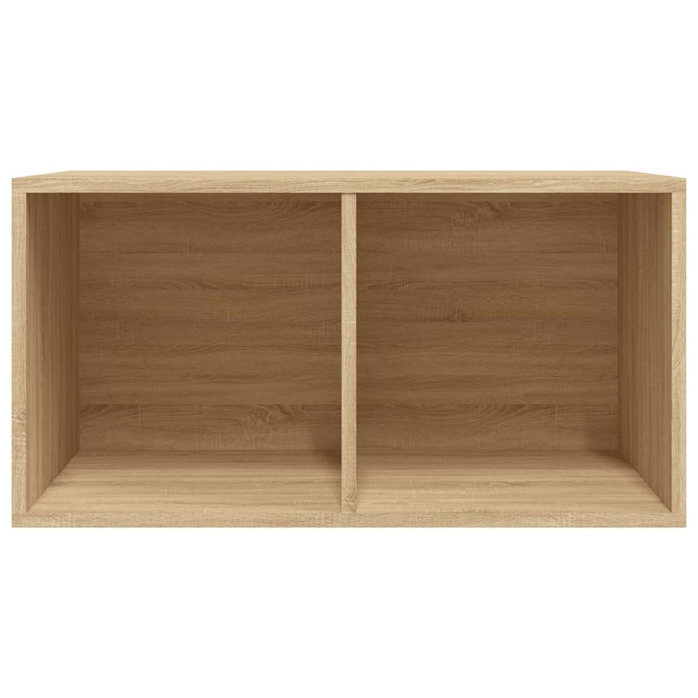 Oppbevaringsboks for LP-plater 71x34x36 cm – Sonoma-eik / Vinylhylle / Plateoppbevaring