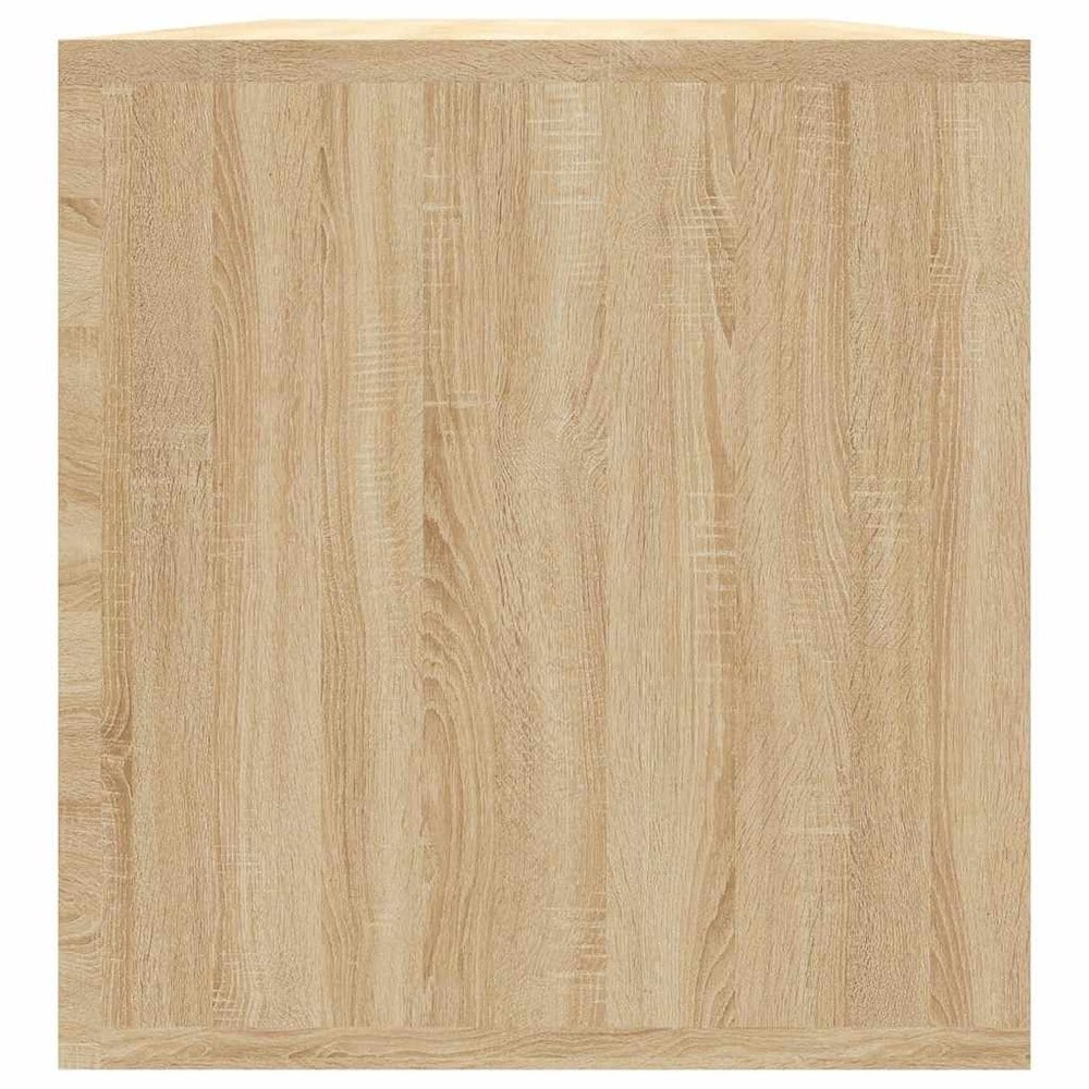 Oppbevaringsboks for LP-plater 71x34x36 cm – Sonoma-eik / Vinylhylle / Plateoppbevaring