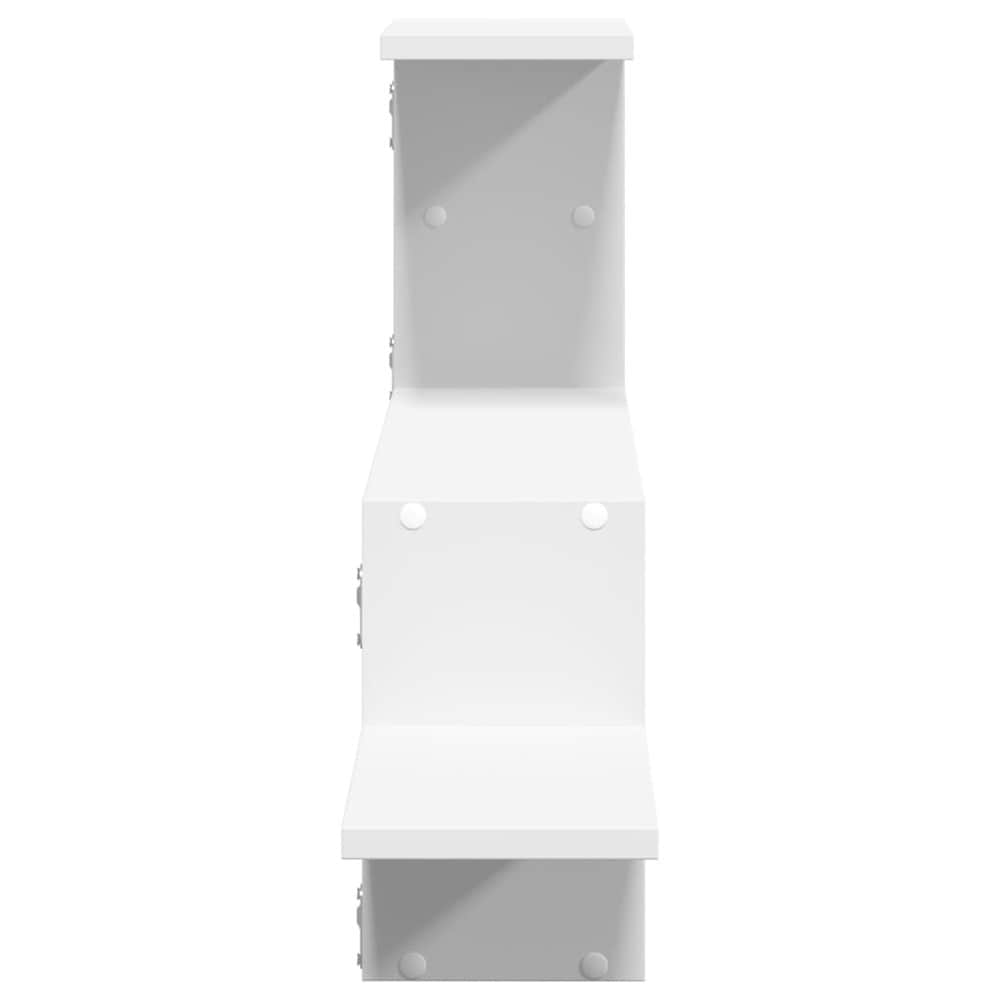 Vegghylle 104×15×49 cm / vegghengt hylle / hylle for veggmontering – Hvit