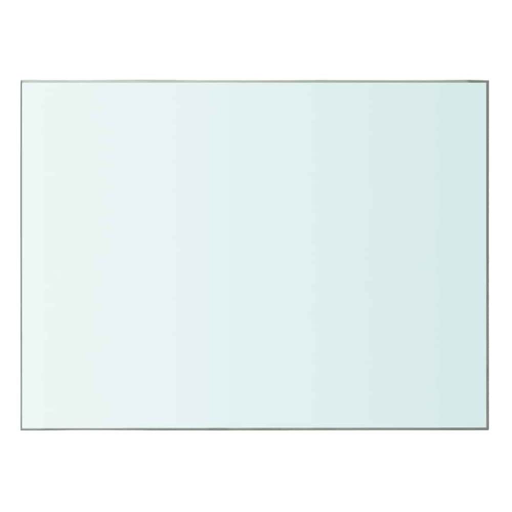 Glasshylle 40×30 cm / hylleplate i herdet glass / vegghylle – Gjennomsiktig