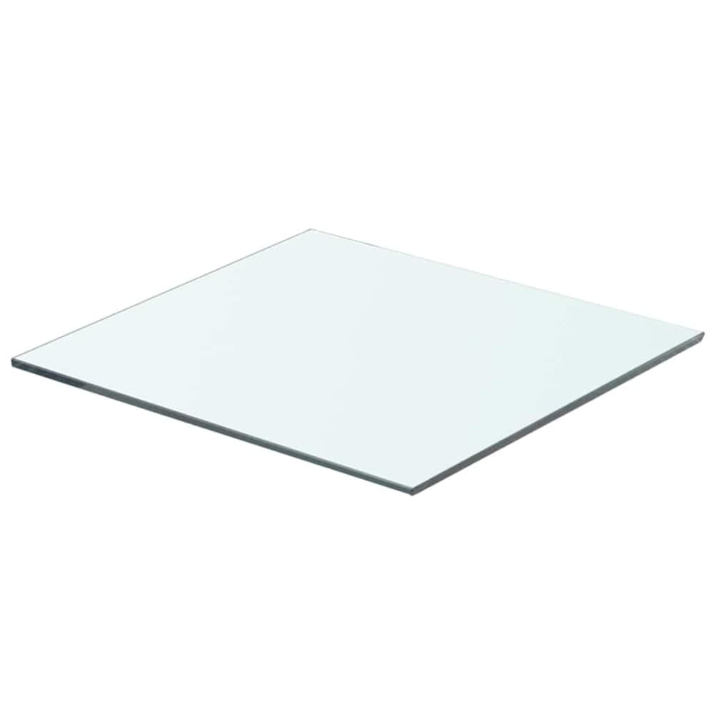Glasshylle 40×30 cm / hylleplate i herdet glass / vegghylle – Gjennomsiktig