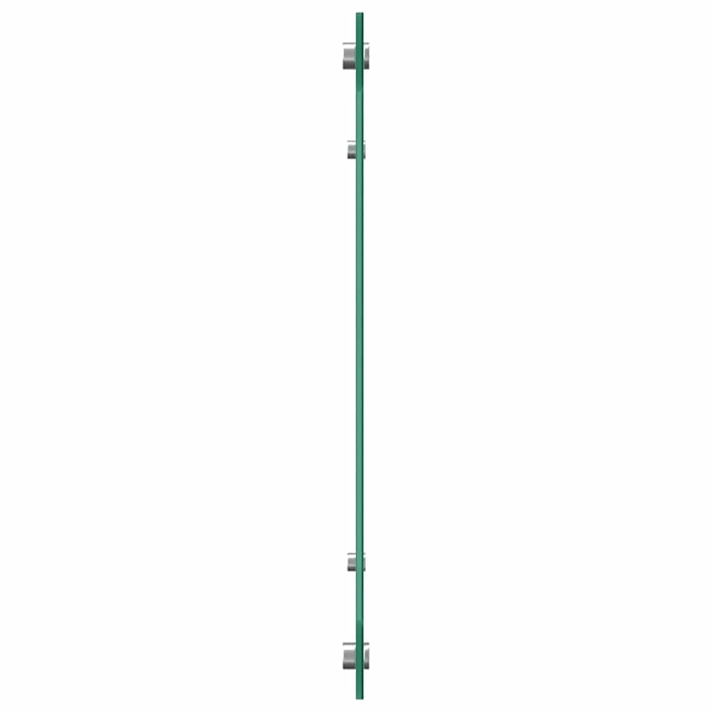 Stenkplate i herdet glass 100×40 cm / stenkskjerm for kjøkkenvegg / veggbeskyttelse – Gjennomsiktig