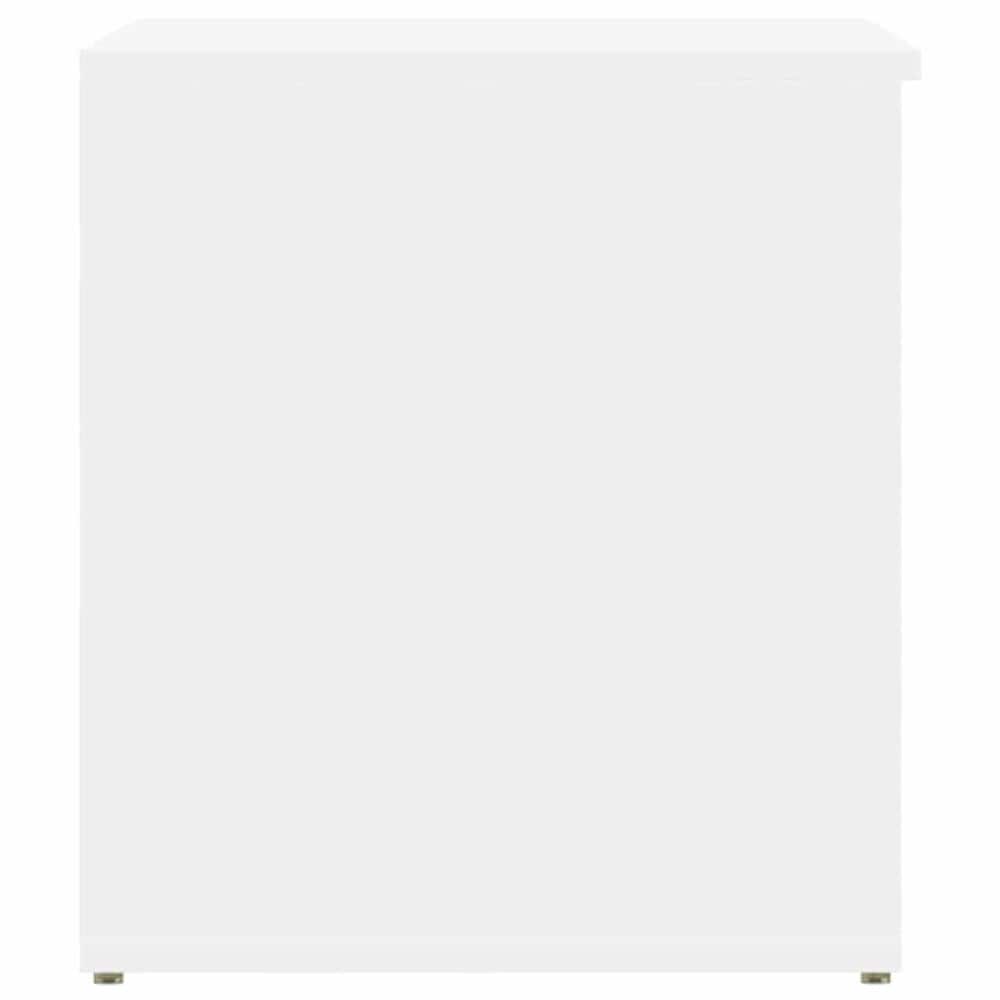 Oppbevaringskiste 84×42×46 cm / kiste med lokk / oppbevaring – Hvit