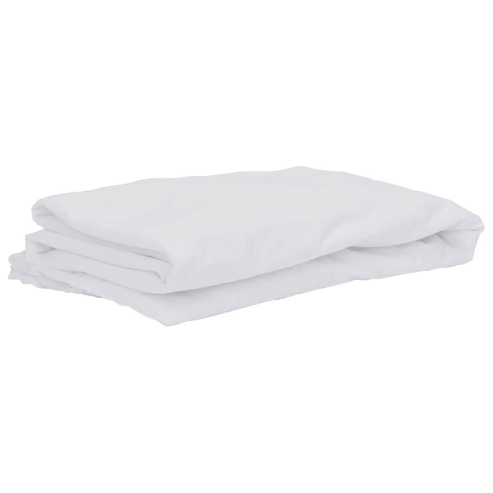 Vanntett madrassbeskytter 80×200 cm / madrassovertrekk med elastisk kant – Hvit