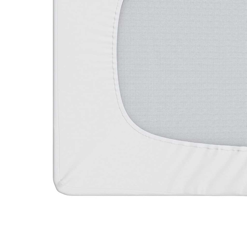 Vanntett madrassbeskytter 80×200 cm / madrassovertrekk med elastisk kant – Hvit