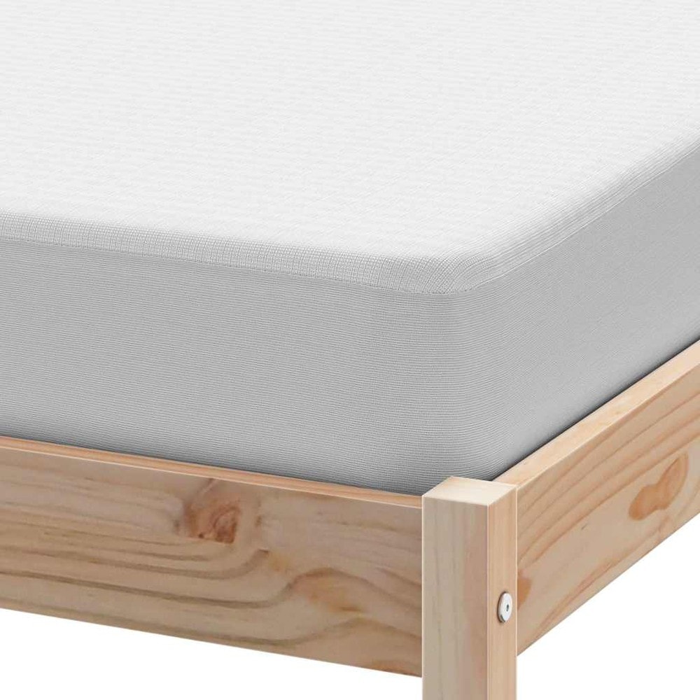 Vanntett madrassbeskytter 80×200 cm / madrassovertrekk med elastisk kant – Hvit