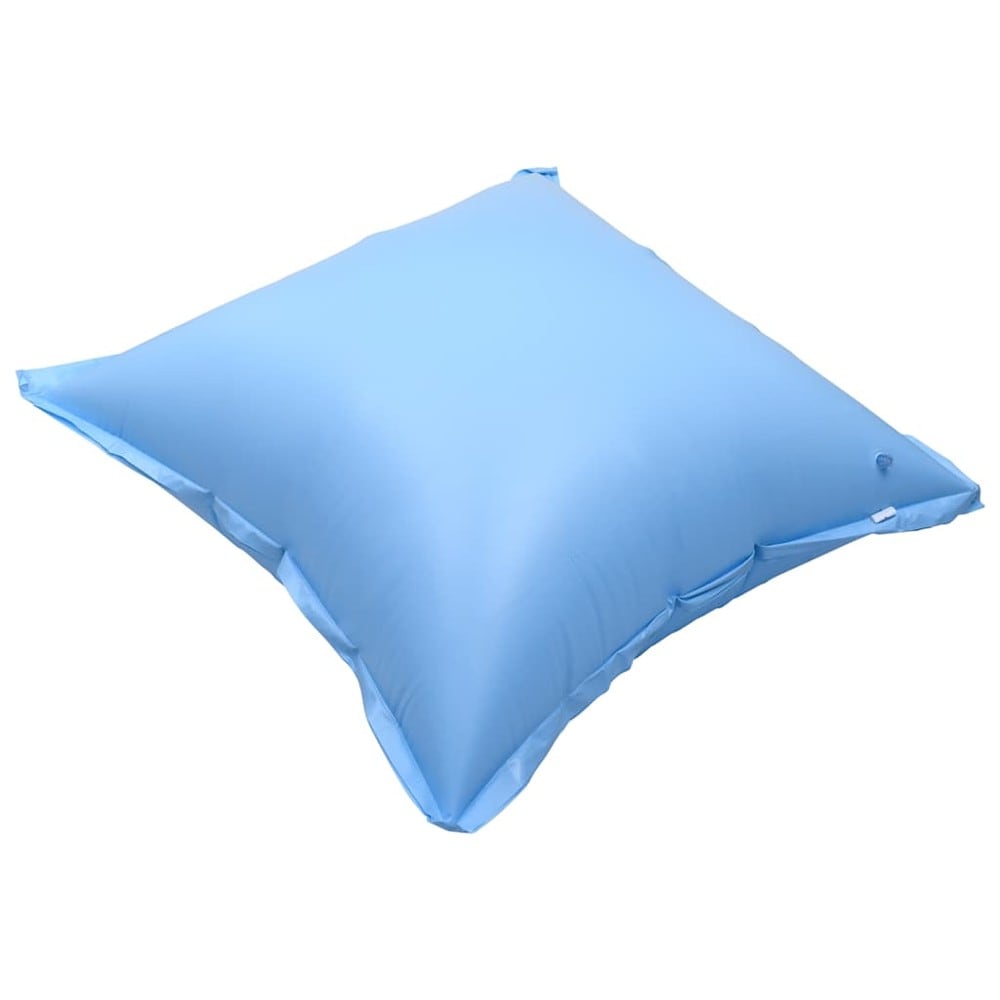 4 stk oppblåsbare bassengputer 110×110×60 cm / vinterputer til bassengovertrekk – Blå