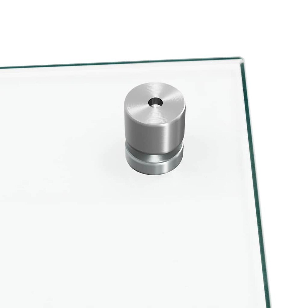 Stenkplate i herdet glass 70×40 cm / stenkskjerm for kjøkkenvegg / stenkbeskyttelse – Gjennomsiktig