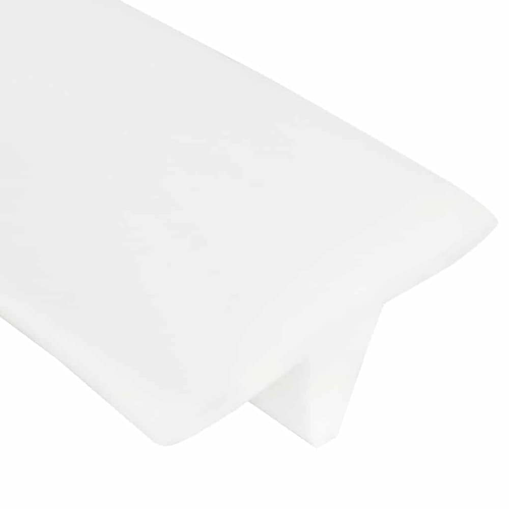 Madrasskile 25×200×8 cm / madrassbro / skjøtekile for to madrasser – Hvit