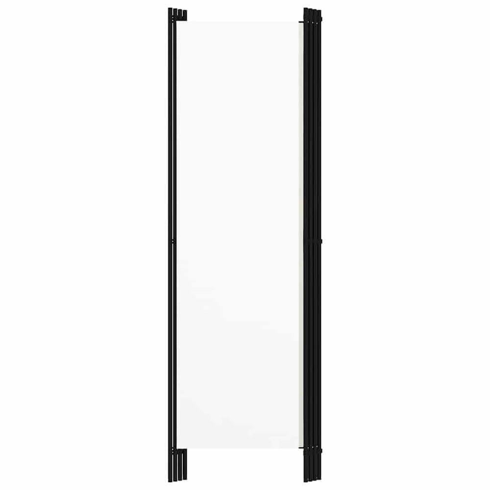Romdeler 4 paneler 200×180 cm / foldeskjerm / skjermvegg / innsynsbeskyttelse – Hvit